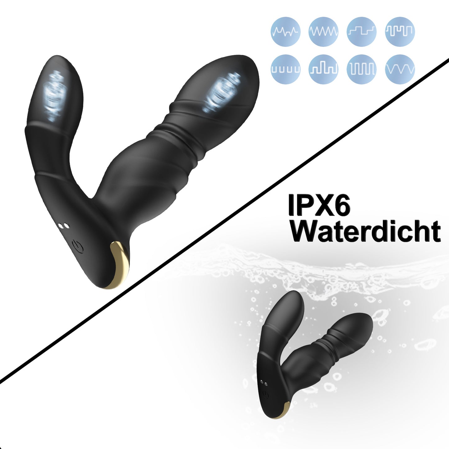 VibeThrust - Luxe Stotende Vibrator