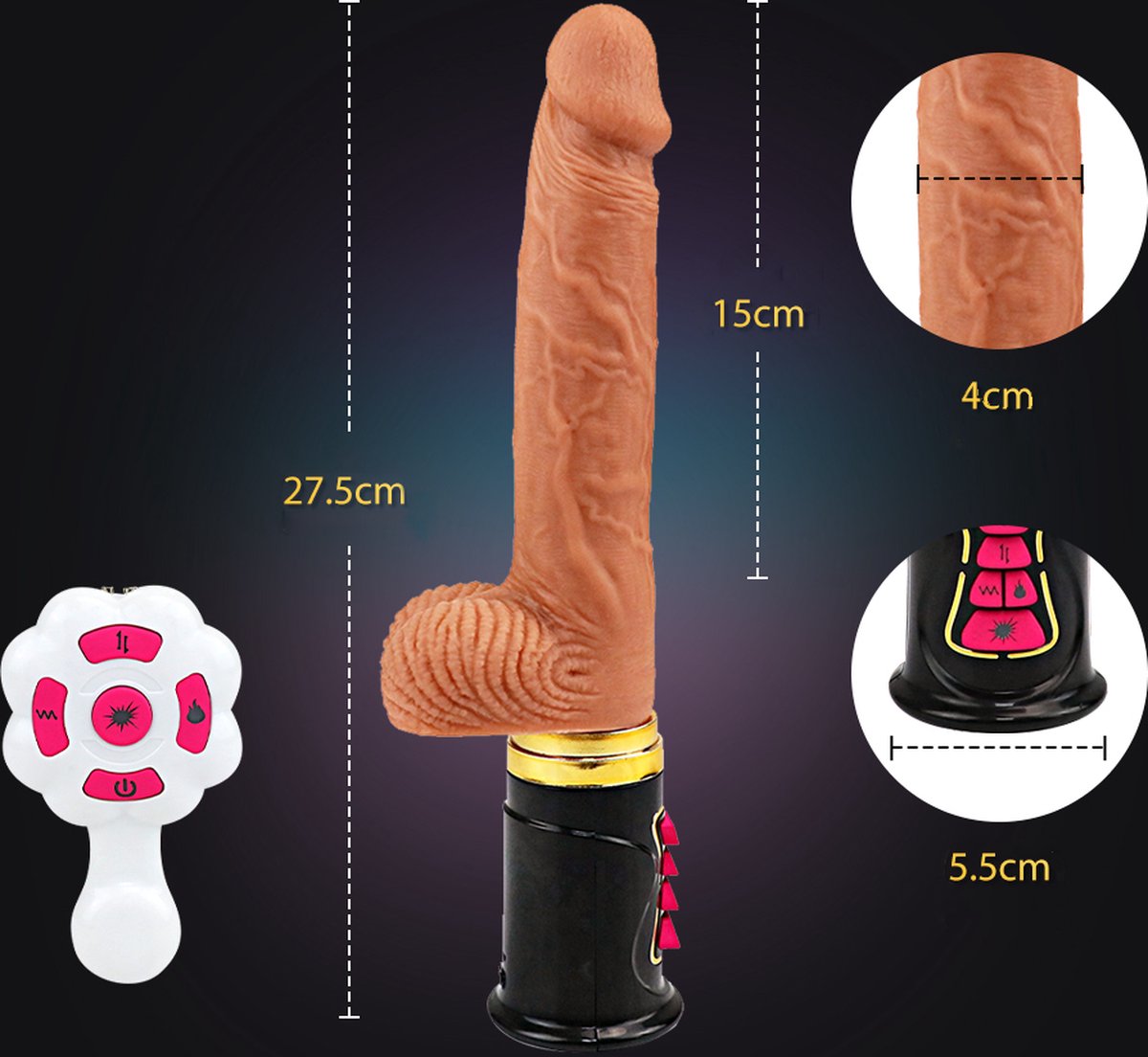 LoveLegend - Seksmachine Stotende Dildo