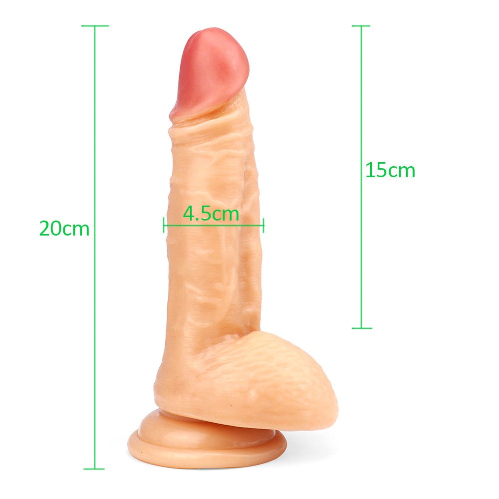 Levensechte dildo met zuignap goedkoop