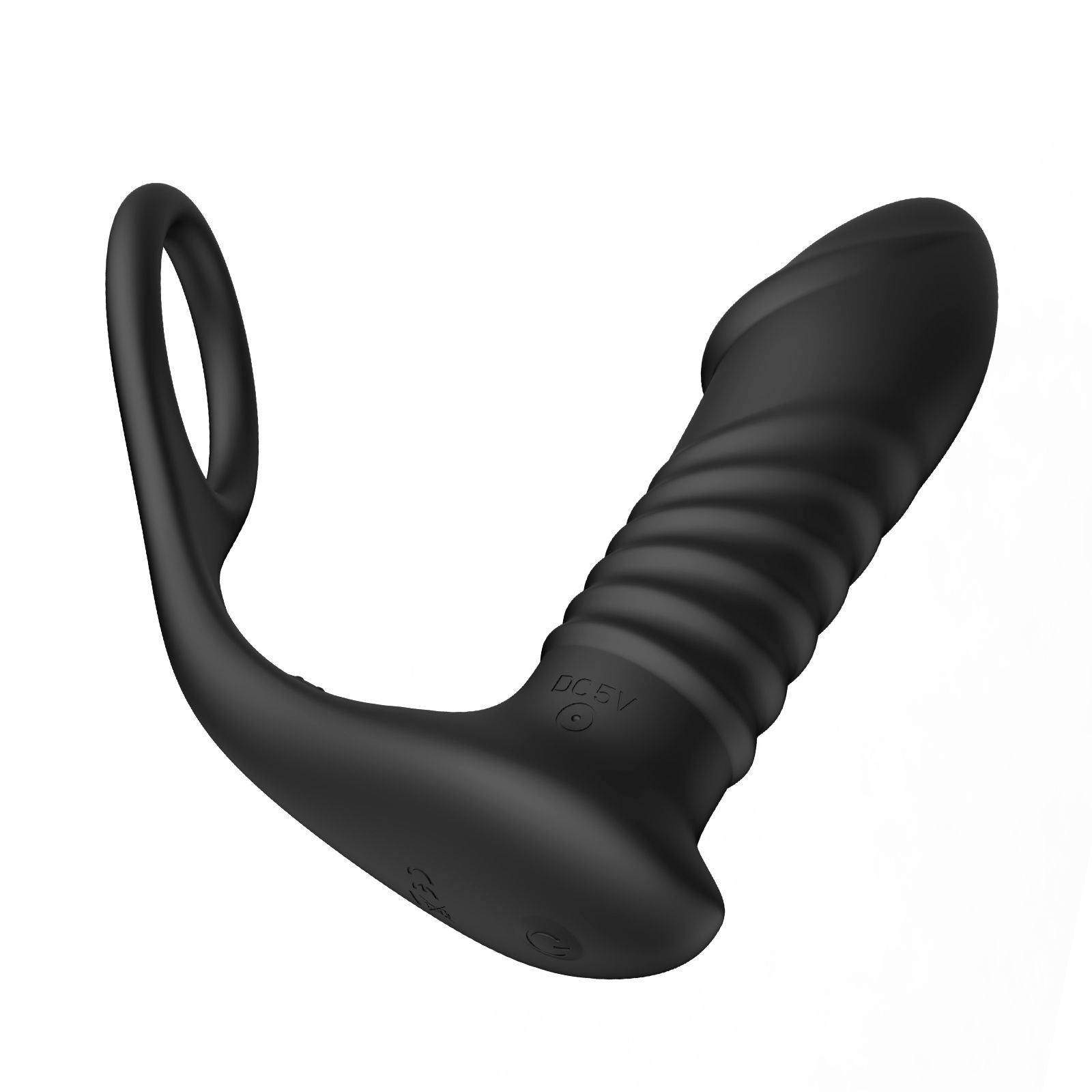 Stotende prostaatvibrator met cockring