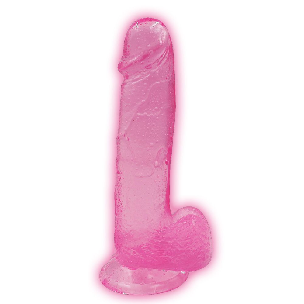 Realistische roze dildo met zuignap